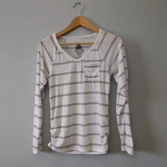 Volcom XS Gray & White Shirt - Picture 2 of 5